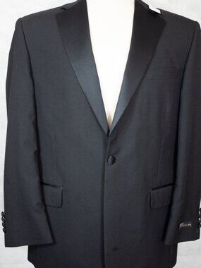 NWT $395 Jos. A. Bank 100% Super Wool Notch Lapel Tuxedo Tux Jacket Coat 41R